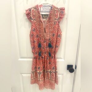 Bell Pink and Teal Dress